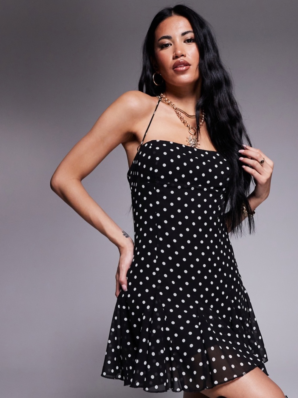 Princess Polly Delamere Mini Dress Black